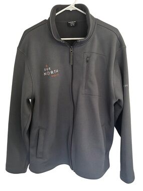 Karbon Men’s  Graphite Grey Full Zip Softshell Jacket   Size XL
